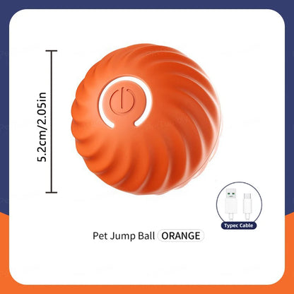 Smart Interactive Dog Toy Ball – USB Rechargeable Bouncing Ball for Dogs & Cats