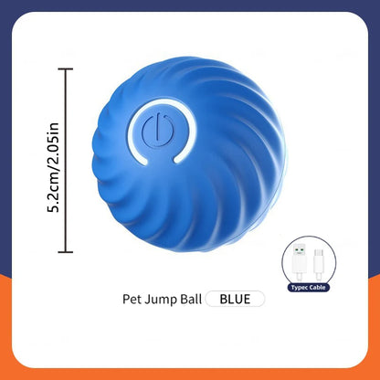 Smart Interactive Dog Toy Ball – USB Rechargeable Bouncing Ball for Dogs & Cats