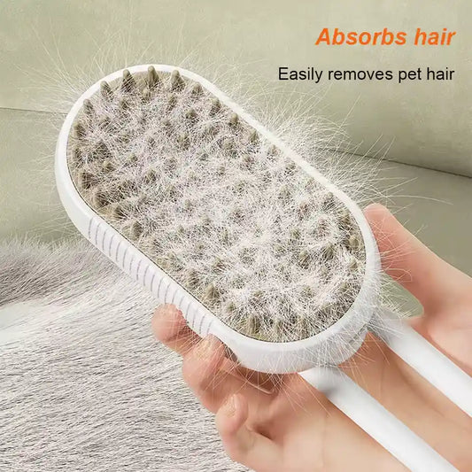 Steam Brush for Dogs & Cats
