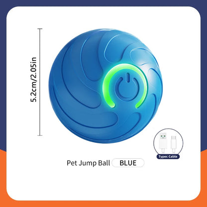Smart Interactive Dog Toy Ball – USB Rechargeable Bouncing Ball for Dogs & Cats